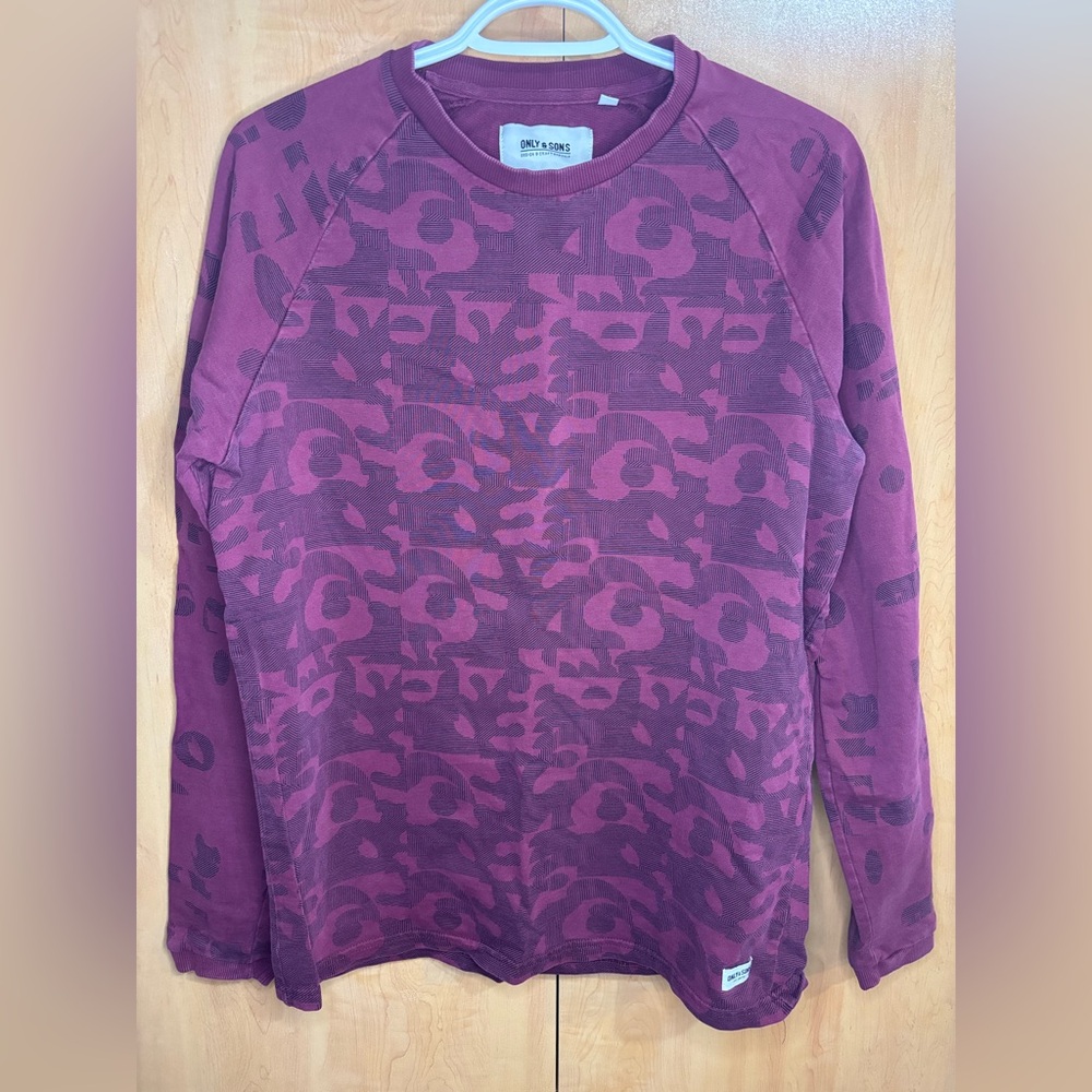 Men’s shirt, Long sleeves, Size large, Only & Sons